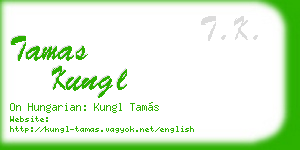 tamas kungl business card